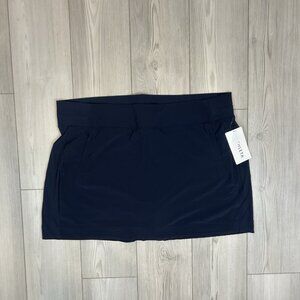 NWT Athleta Womens Plus 24 Brooklyn Skort 16" Navy Blue Activewear 657678